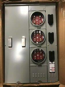 New .. Siemens 3 Position Meter Socket 300A, 120/240V Cat# Sp3311Rj