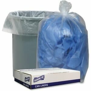 Genuine Joe Clear Low Density 1.4mil Liners, 43&#034; x 47&#034;, 100 Liners (GJO29132)