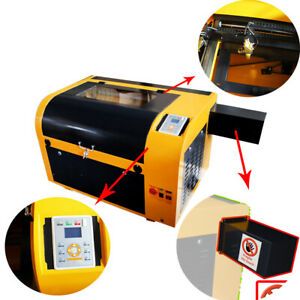 110V 60W 4060 CO2 Laser Engraving Cut Machine Engraver DSP Controller RUIDA Art