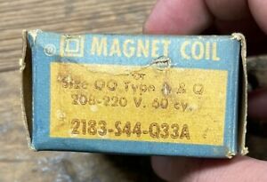SQUARE D 2183-S44-Q33A MAGNET COIL 208-220V 60 CY SIZE 00 NEW IN BOX