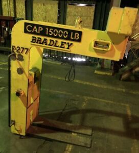 Bradley pallet lifter 15000 LB capacity bridge crane