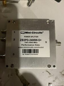 Power Splitter 700-2400MHz 3-way  10W Mini Circuits ZB3PD-2400W