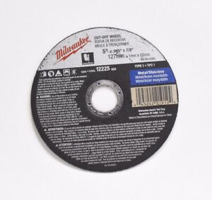 Milwaukee 12 Pack Of 5&#034; Cut Off Wheels For Grinders