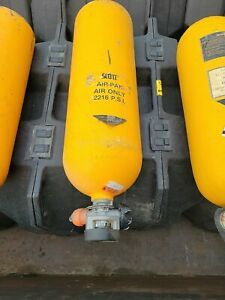 Scott Valve SCBA Air Pak Tank 2216 PSI 30 Min Gun Cylin Bottle Breathing Fire 1