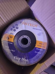 10 pack 6 inch zircona p80 Flap Disc T29