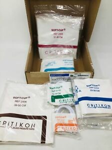 Critikon 2298 Soft-Cuf Assorted BP Cuffs - Box of 10 - NEW