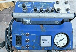 GE 01642  A/C Refrigerant Recovery Machine Used untested. 220 hours