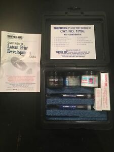 SIRCHIE LATENT FINGER PRINT Technician KIT 175L Missing Scissors + Magnifier