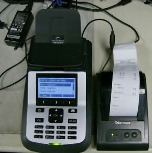 Tellermate T-iX3500 Currency+Coin Counter w/STP-103IIGTMS Thermal Printer