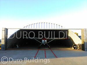 DuroSPAN Steel 50x70x17 Metal Airplane Hanger DIY Building Kit Open Ends DiRECT