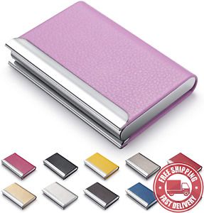 MAZYPO  Business  Card  Holder ,  Name  Multi  Cards  Case ,  Pink  Luxury  PU