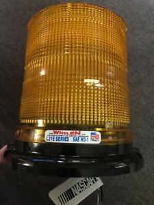 Whelen L21E Series W3-1 LED Amber Beacon Light Permanent Mount NEW