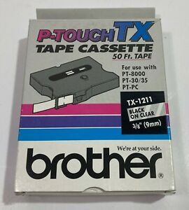 NEW P-TOUCH TX TAPE CASSETTE TX-1211