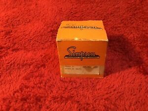 Simpson Model 57 AC Volt Panel Meter 0-500 Volts, New In Original Box