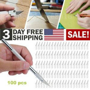 100 PCS for X-ACTO Knife Scoring Sharp Blades Set Pack Hobby Crafts Arts