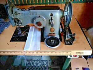 SINGER 143W3 Zig Zag Straight Lockstitch Industrial Sewing Machine with Table