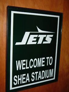 @@ New York Jets Football Throwback Game Room Bar Man Cave Sign