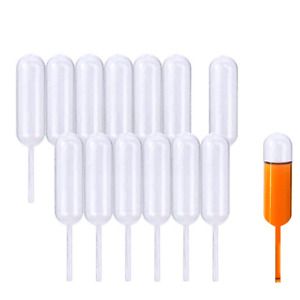 100Pcs 4ml Clear Plastic Pipettes, Plastic Pipettes Squeeze Dropper