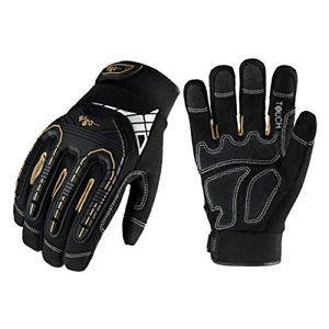Vgo 3-Pairs High Dexterity Heavy Duty Mechanic Glove, Rigger Glove, Touchscreen