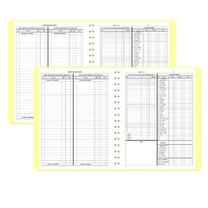 Dome 612 Monthly Bookkeeping Record with Tan Cover and 128 Pages, 11 x 8-1/2 ...