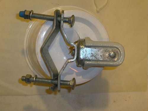 Procelain clamp-on adjustable wire holder for 1-1/4 in. -3 in. service entrance. for sale
