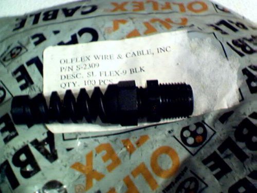 10 olflex s2309 sl flex9 black waterproof strain relief  fit 1/4&#034; to 3/8th wire for sale