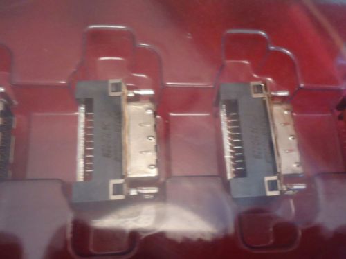 25 ~ FCI # 58368-111120 CONNECTOR SCSI RCP 16-Pos RA SMD NEW LOT