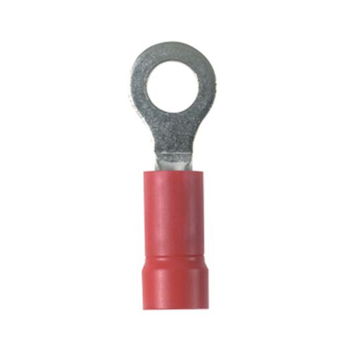 (cs-800-141-01) (5 qty) panduit 22-18 gauge  ring terminal pv18-6r #6 stud red for sale