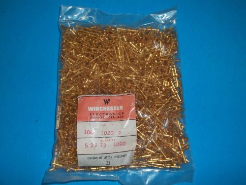New winchester 100 1020 p set of 1000 connector contact for sale