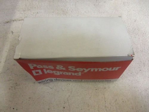 LOT OF 6  PASS &amp; SEYMOUR L620-R TURNLOCK RECEPTACLE *NEW IN A BOX*