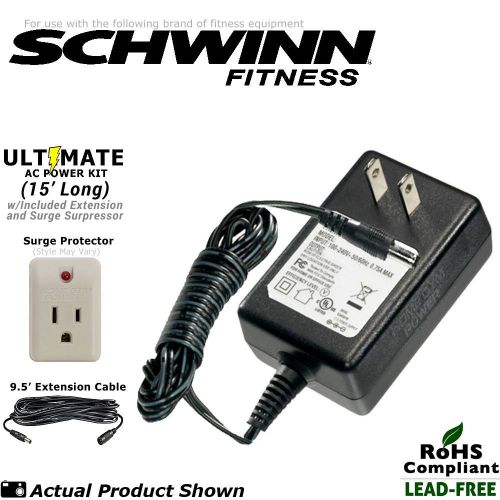 Schwinn 140 &amp; 240 stationary bike ac adapter (kit) for sale