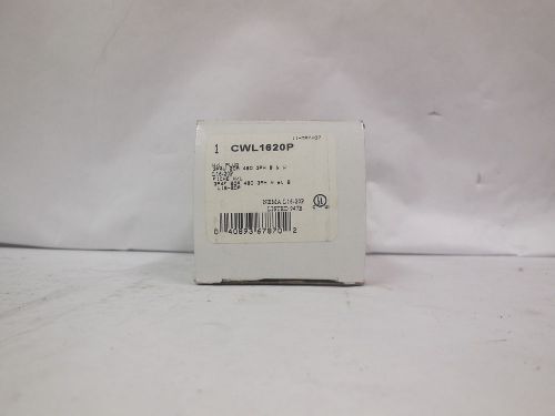 COOPER CWL1620P 480V 20AMP PLUG new in box