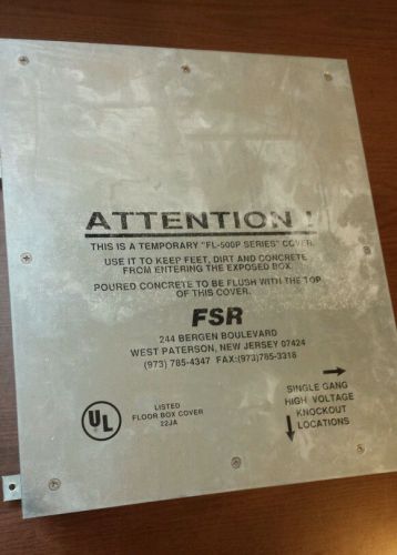 FSR FL-500P floor box