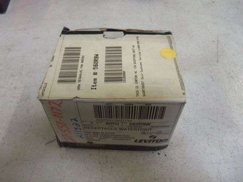 LEVITON 560R9W RECEPTACLE *NEW IN A BOX*