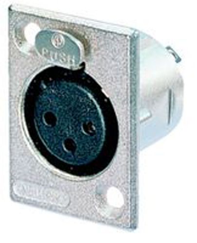 (cs-052) neutrik - nc6fp-1 - connector, xlr, receptacle, 6pos for sale