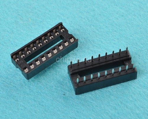 10pcs dip 18 pins ic sockets adaptor solder type socket new for sale