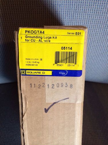 Square d pkogta4. grounding lug kit new in box for sale