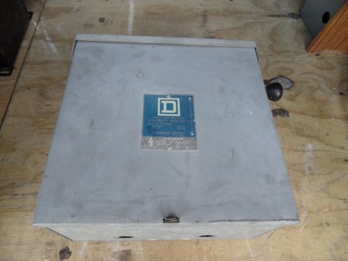 Square d double throw not fusible safety switch 82342rb for sale