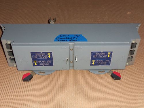 Square d qmb qmb322t1 30 amp 240v fused panel panelboard switch d2 for sale