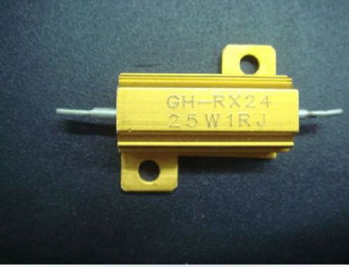 Chassis mounted  25 ohm 5% aluminum case wirewound resistor 25 watt qty1 for sale