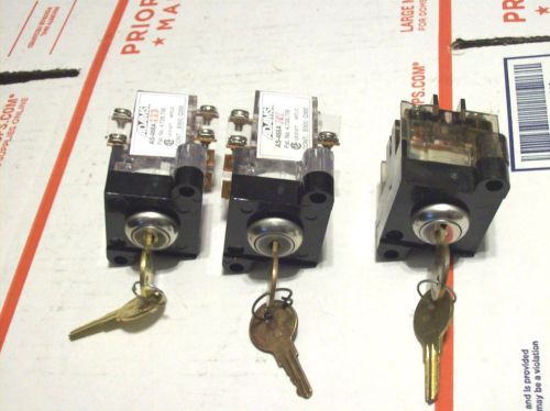 3-ADAMS ELEVATOR  KEY SWITCHES