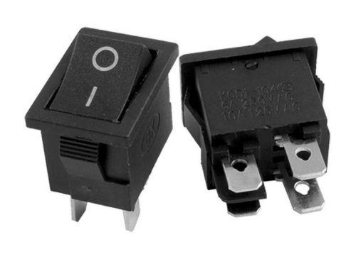 10 pcs x 4 pin on-off 2 position dpst boat rocker switches 10a/125v 6a/250v ac for sale