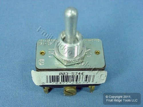 Leviton DPDT Heavy Duty Toggle Switch ON-OFF-ON 15A-125V 10A-250V Bulk 5744