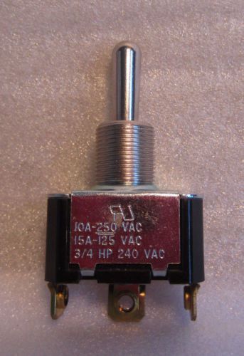 Carling 10a-250vac 15a-125vac 3/4hp 3 position 3 pole toggle switch new no box for sale