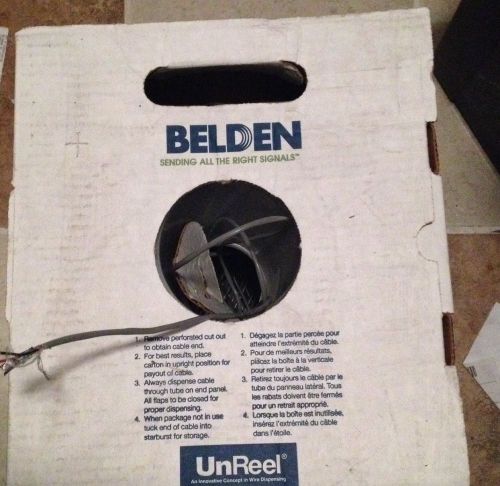 Belden 5400FE 008 GRY 2-conductor commercial audio cable - approx. 930ft