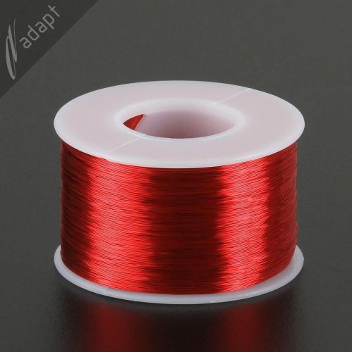 Magnet Wire, Enameled Copper, Red, 32 AWG (gauge), HPN, 155C, ~1/2 lb, 2450ft