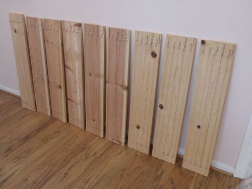 Electrical resistivity boards - 9 total with variable metals for physics lab for sale