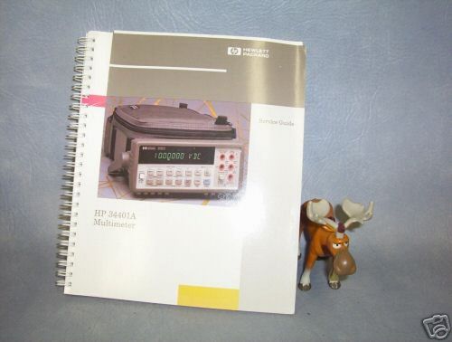 Hp 34401a hewlett packard multimeter manual for sale