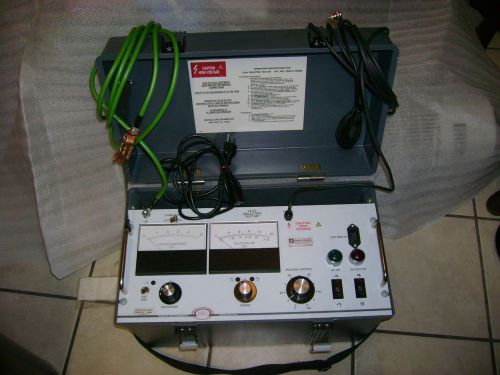 Megger 220015 DC Dielectric Test Set, 7.5kV, 15 kV Test Voltage, 5mA B005T66IWE