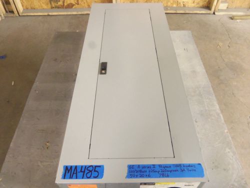 Ge  225 main breaker panel panelboard  200 amp 208v 240v 120v 3 phase volt 150 f for sale